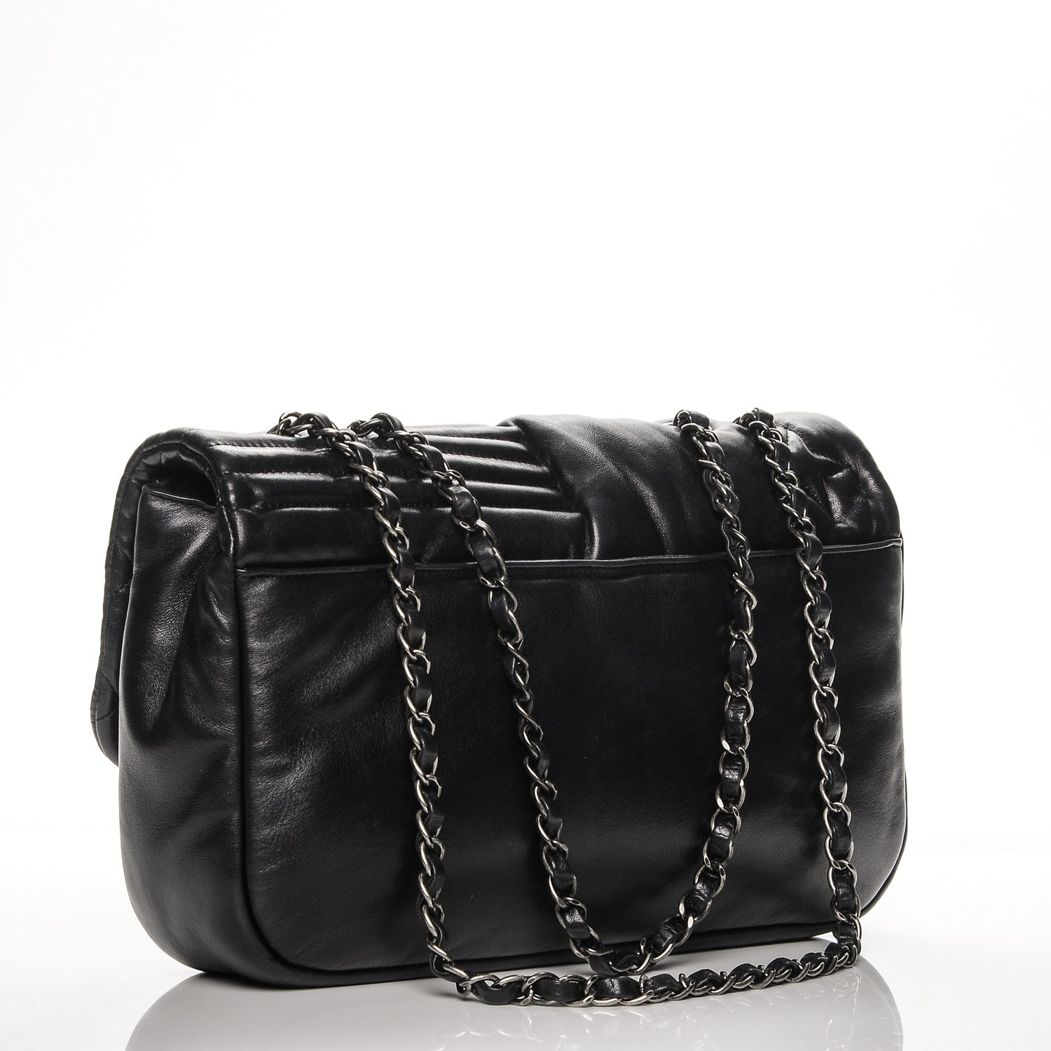 Chanel Lambskin Quilted Jumbo Paris Dallas Single Flap Black 3 of 8
