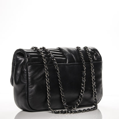 Chanel Lambskin Quilted Jumbo Paris Dallas Single Flap Black 3 of 8