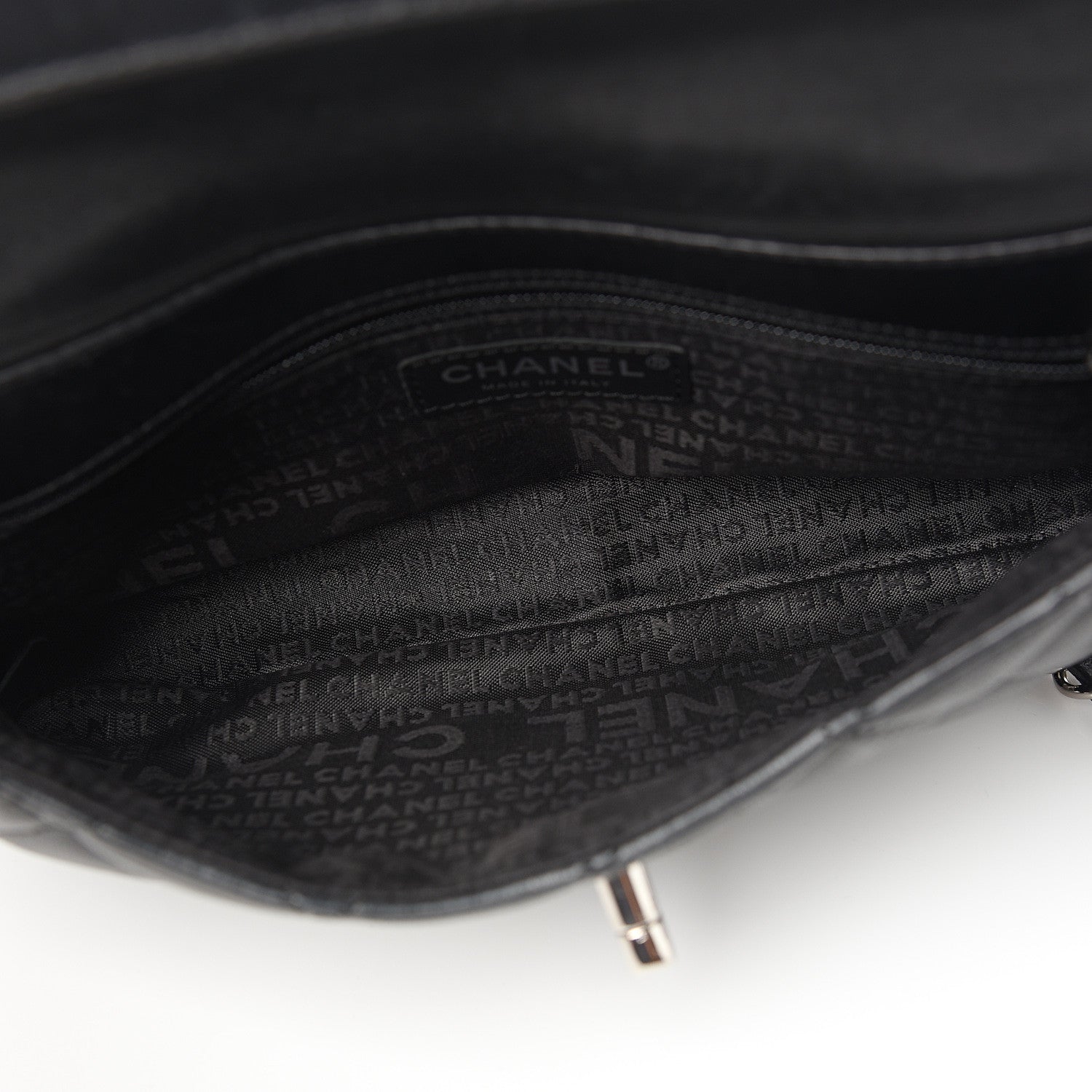 Chanel Lambskin Quilted Small Single Flap Black 4 of 10