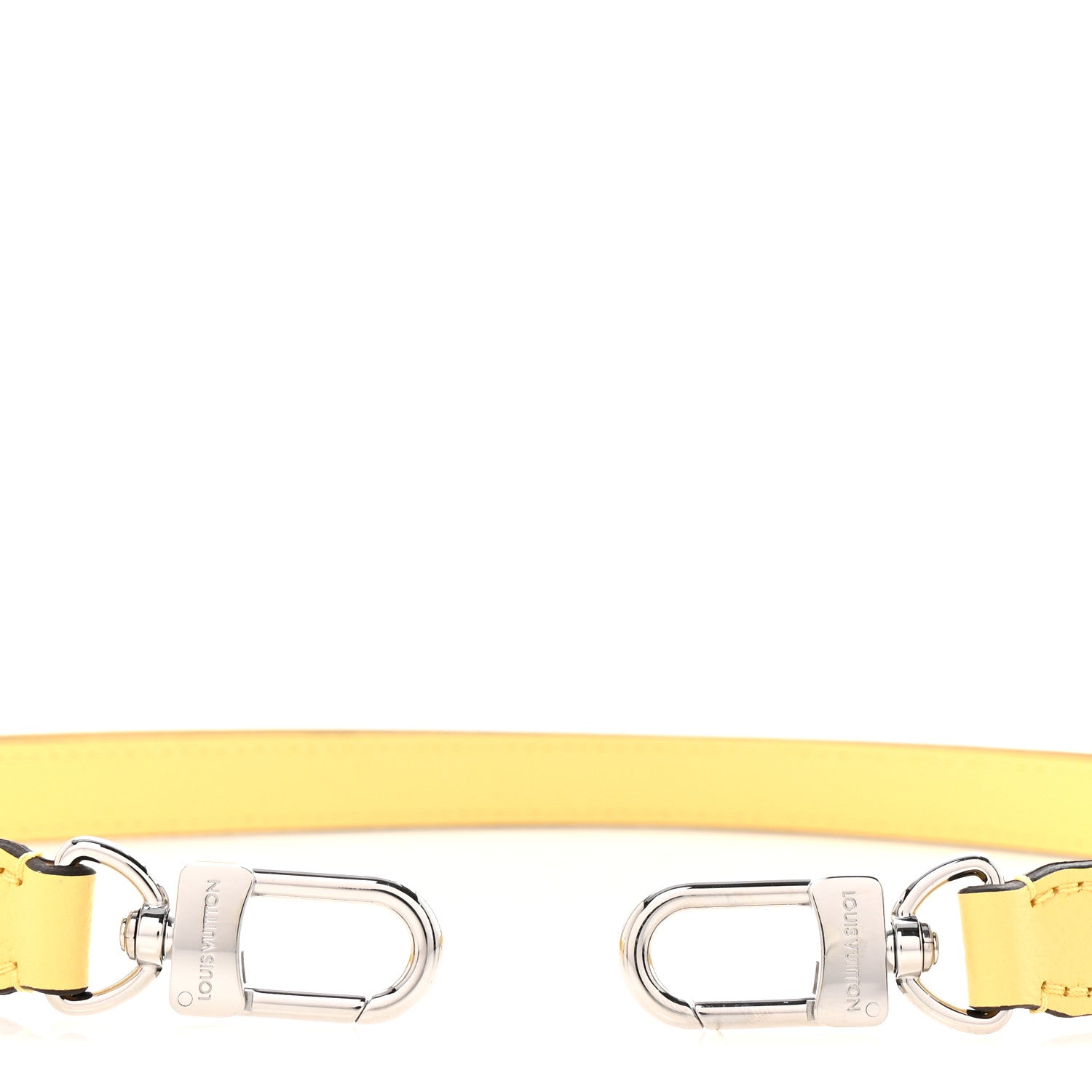 Louis Vuitton Calfskin Buci Shoulder Strap Jaune 3 of 4