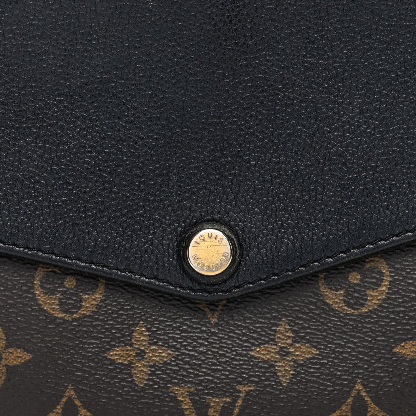 Monogram Twice Pochette Black