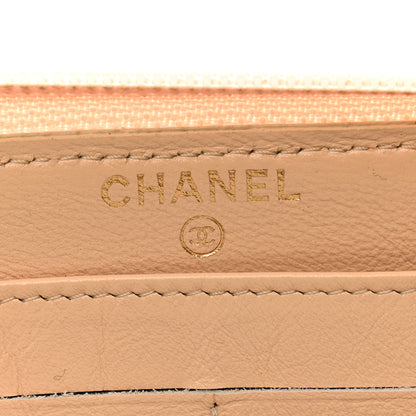 Chanel Caviar Large Timeless CC Zip Around Wallet Beige 7 of 14