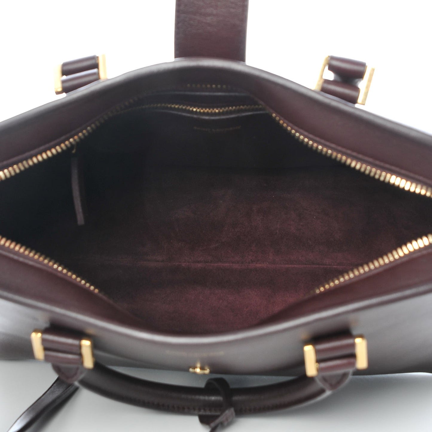 Calfskin Small Monogram Cabas Bordeaux