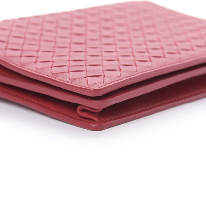 Bottega Veneta Nappa Intrecciato Chain Wallet China Red 9 of 12