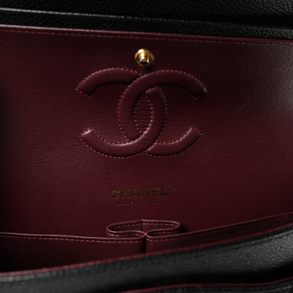 Chanel Caviar Quilted Medium Double Flap Black 6 of 11