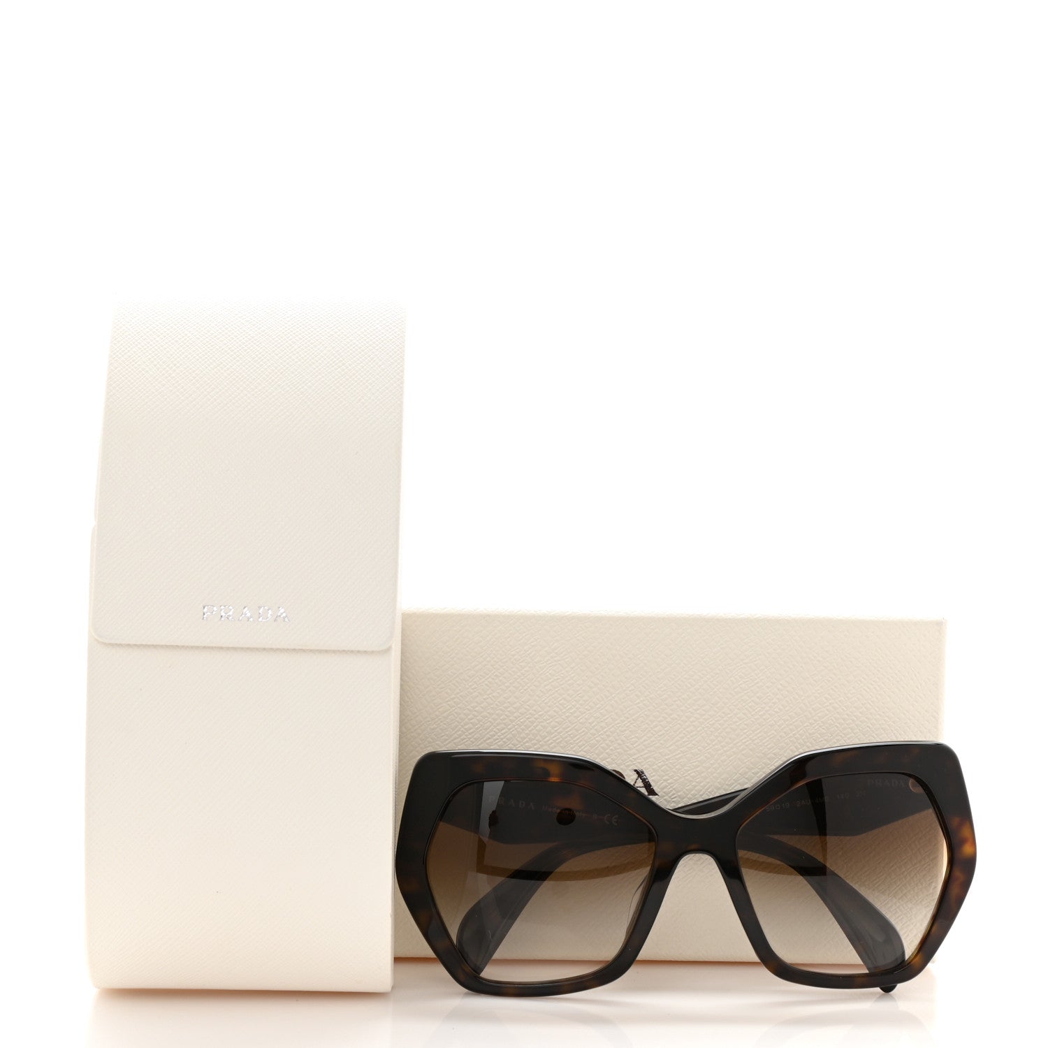 Prada Acetate Sunglasses SPR 16R Havana 7 of 7