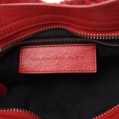Balenciaga Agneau Giant 21 Silver Hardware City Rouge Coquelicot 5 of 17