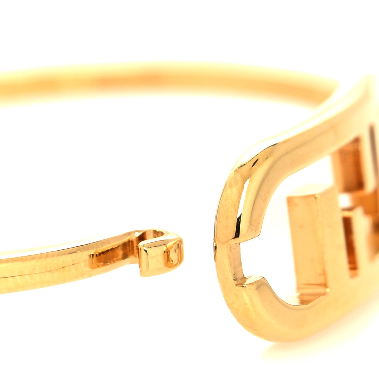 Fendi Metal O'Lock Bracelet M Gold 4 of 5
