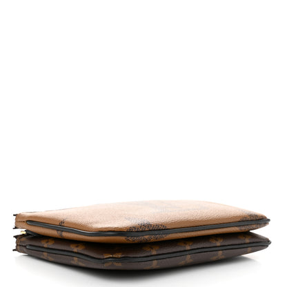 Louis Vuitton Reverse Monogram Giant Double Zip Pochette 4 of 9