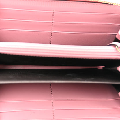 Gucci Guccissima Icon Zip Around Wallet Carmine Rose 5 of 10