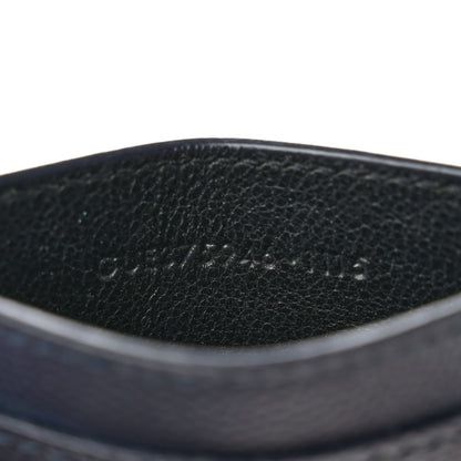 Saint Laurent Grain De Poudre Card Case Navy 5 of 6