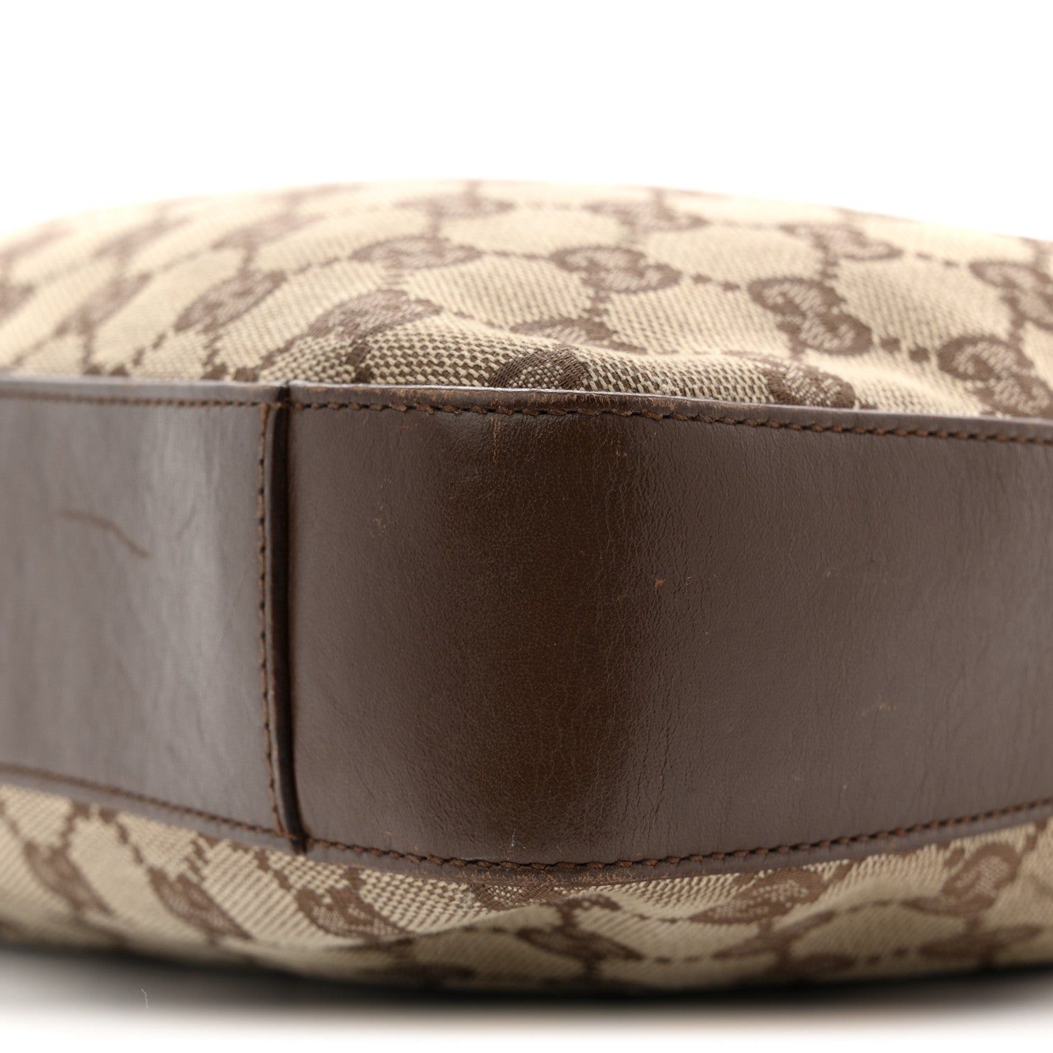 Gucci Monogram GG Small Clasp Hobo Brown 10 of 13