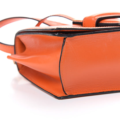 Loewe Calfskin Small Barcelona Shoulder Bag Orange 11 of 12