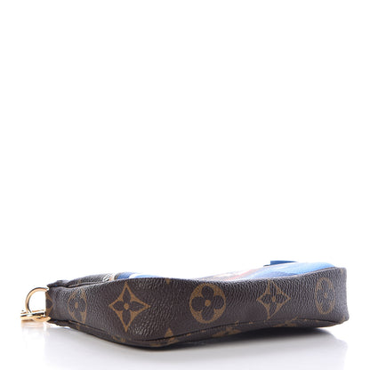 Louis Vuitton Monogram 2019 Christmas Animation Mini Venice Pochette Accessories Blue 4 of 8