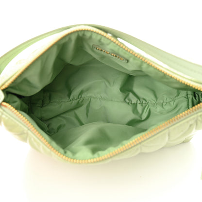 Miu Miu Patent Quilted Mini Spirit Ciré Bag Aqua 5 of 12