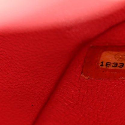Chanel Patent Quilted Mini Square Flap Red 7 of 10