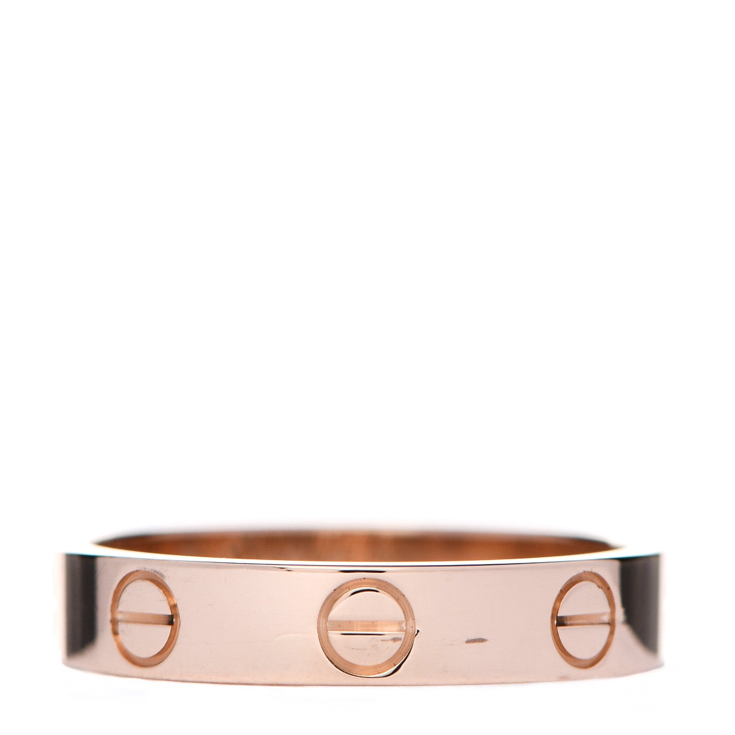 Cartier 18K Pink Gold 3.5mm LOVE Wedding Band Ring 51 5.75 1 of 8