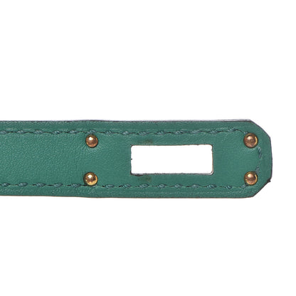 Hermes Swift Kelly Pochette Clutch Vert Vertigo 10 of 28