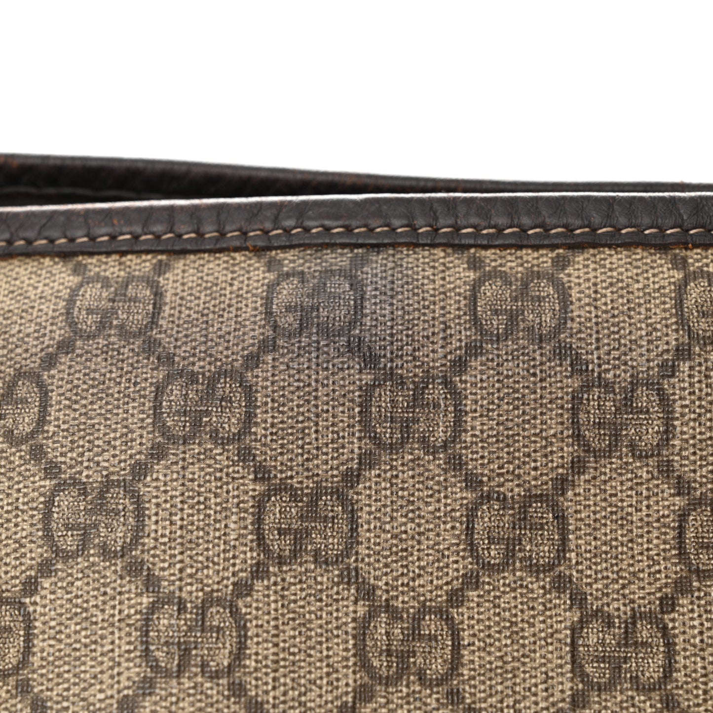 GG Plu Monogram Medium Joy Tote Bag Brown
