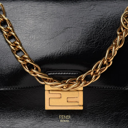 Fendi Agnello Old Shine F is Fendi Kan U Shoulder Bag Black 9 of 9