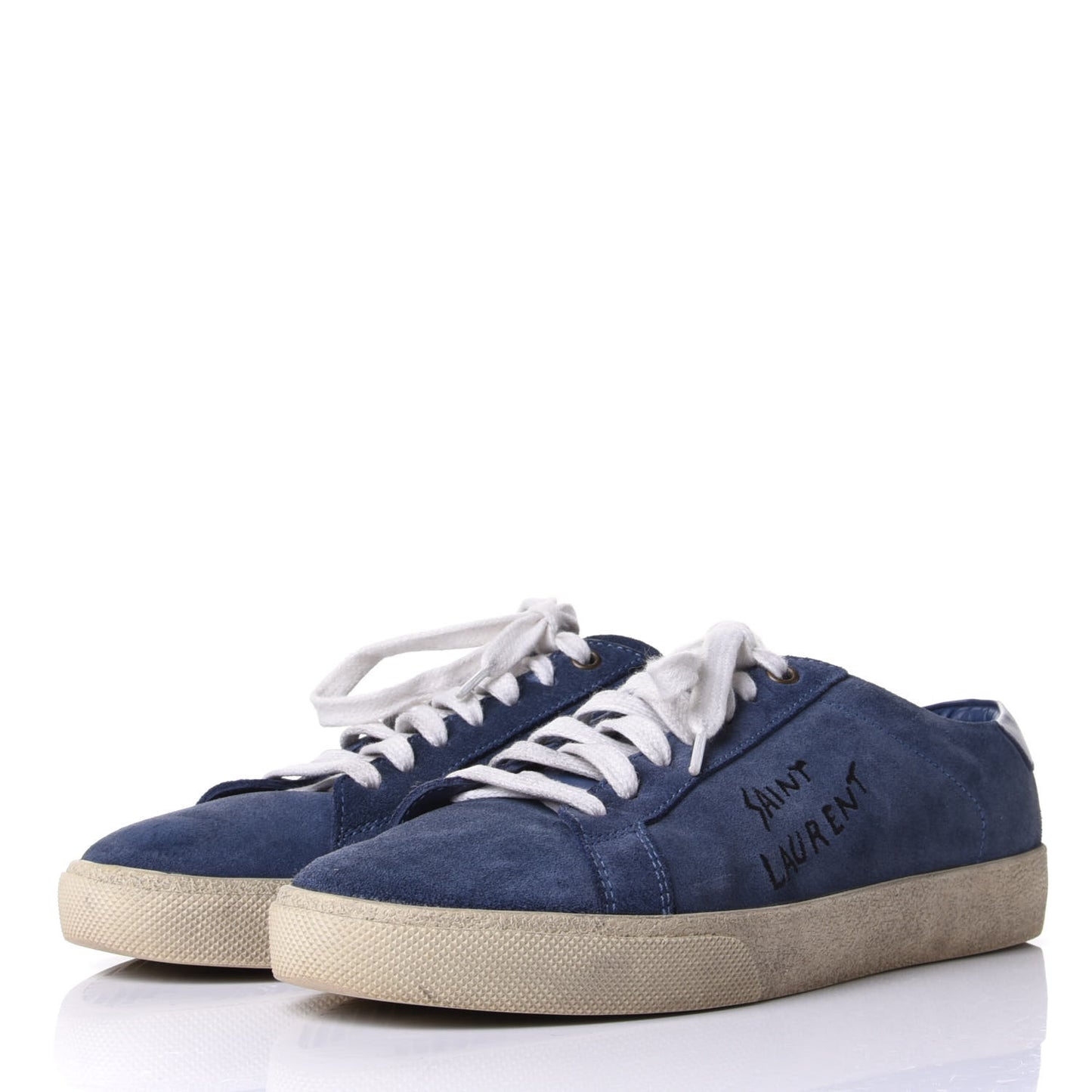Suede Womens Court Classic Sneakers 40 Denim