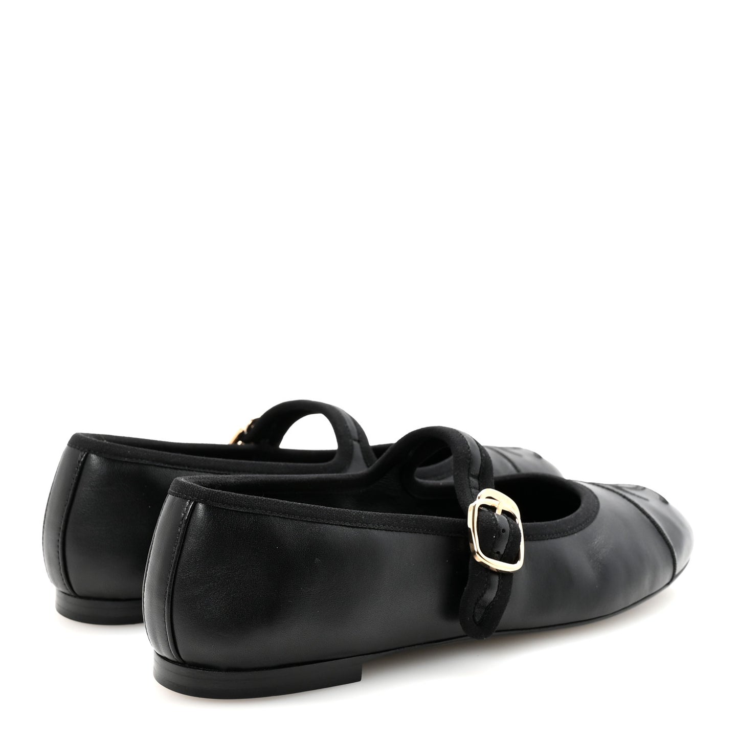 Lambskin Mary Jane Flats 36.5 Black