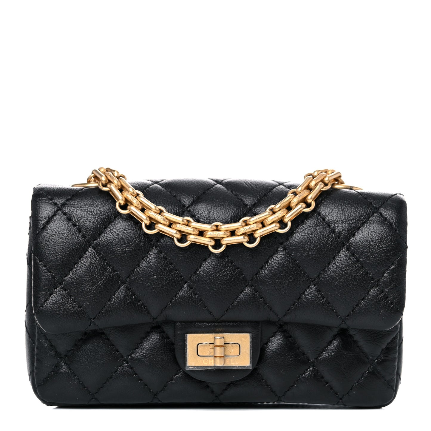 Lambskin Calfskin Tweed Success Story Set of 4 Minis Bags Black