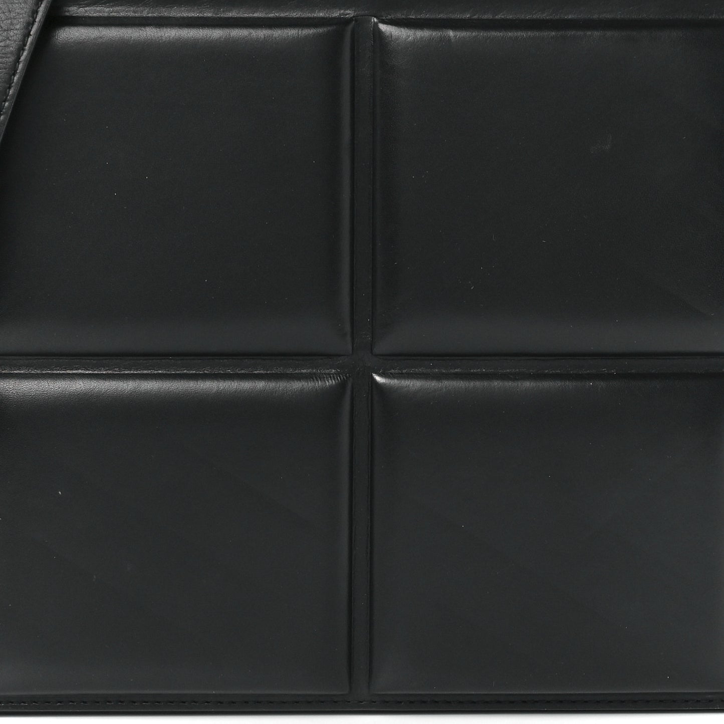 Calfskin Padded Mini Trunk Black