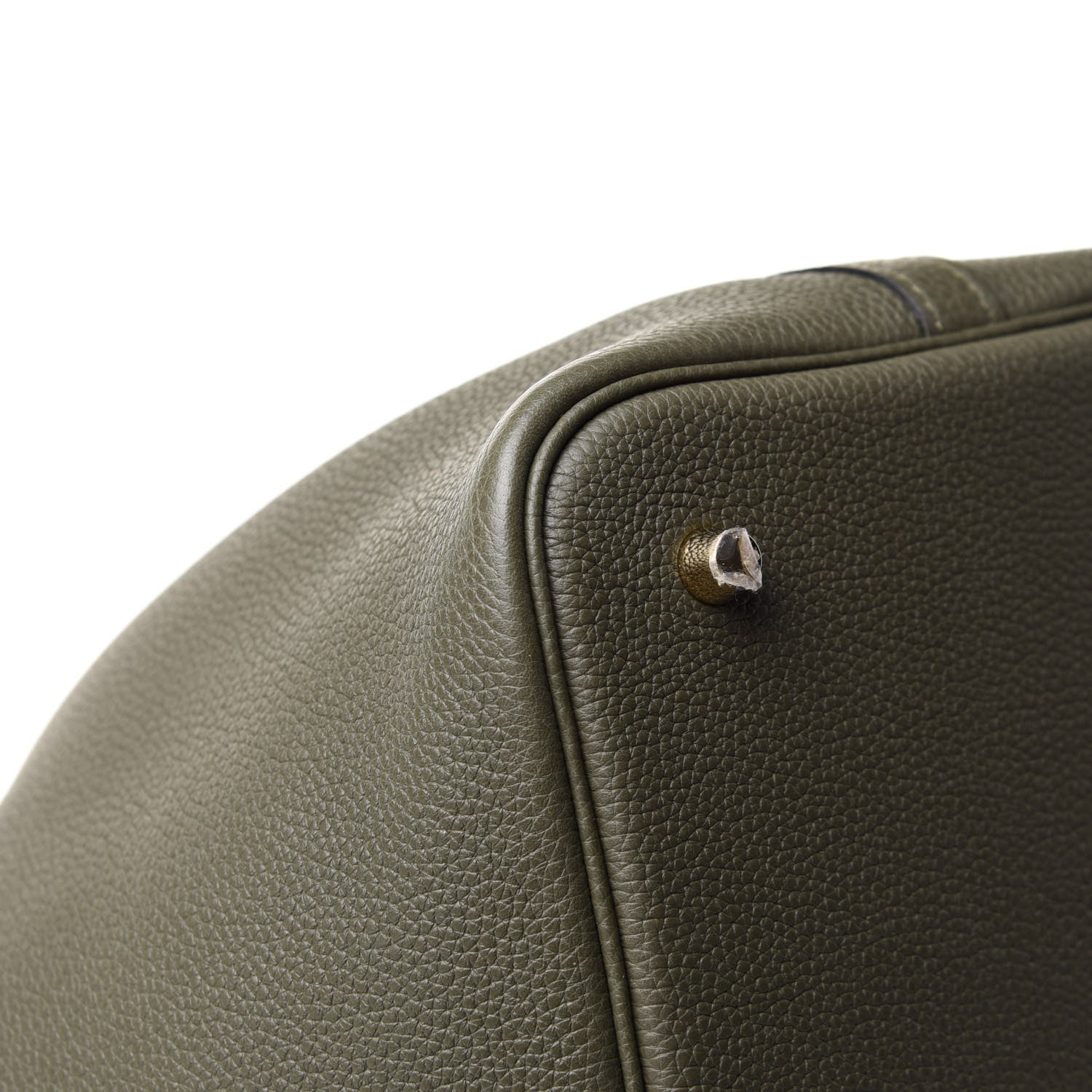 Hermes Taurillon Clemence Picotin Lock 22 MM Vert Maquis 7 of 13