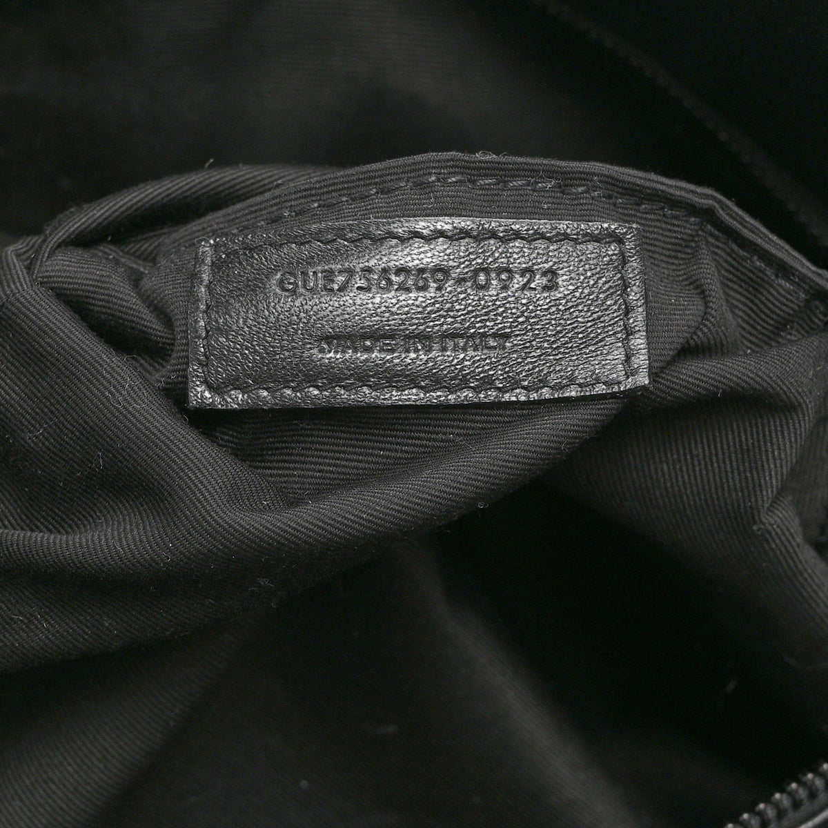 Lambskin Wide Puffer Tote Black
