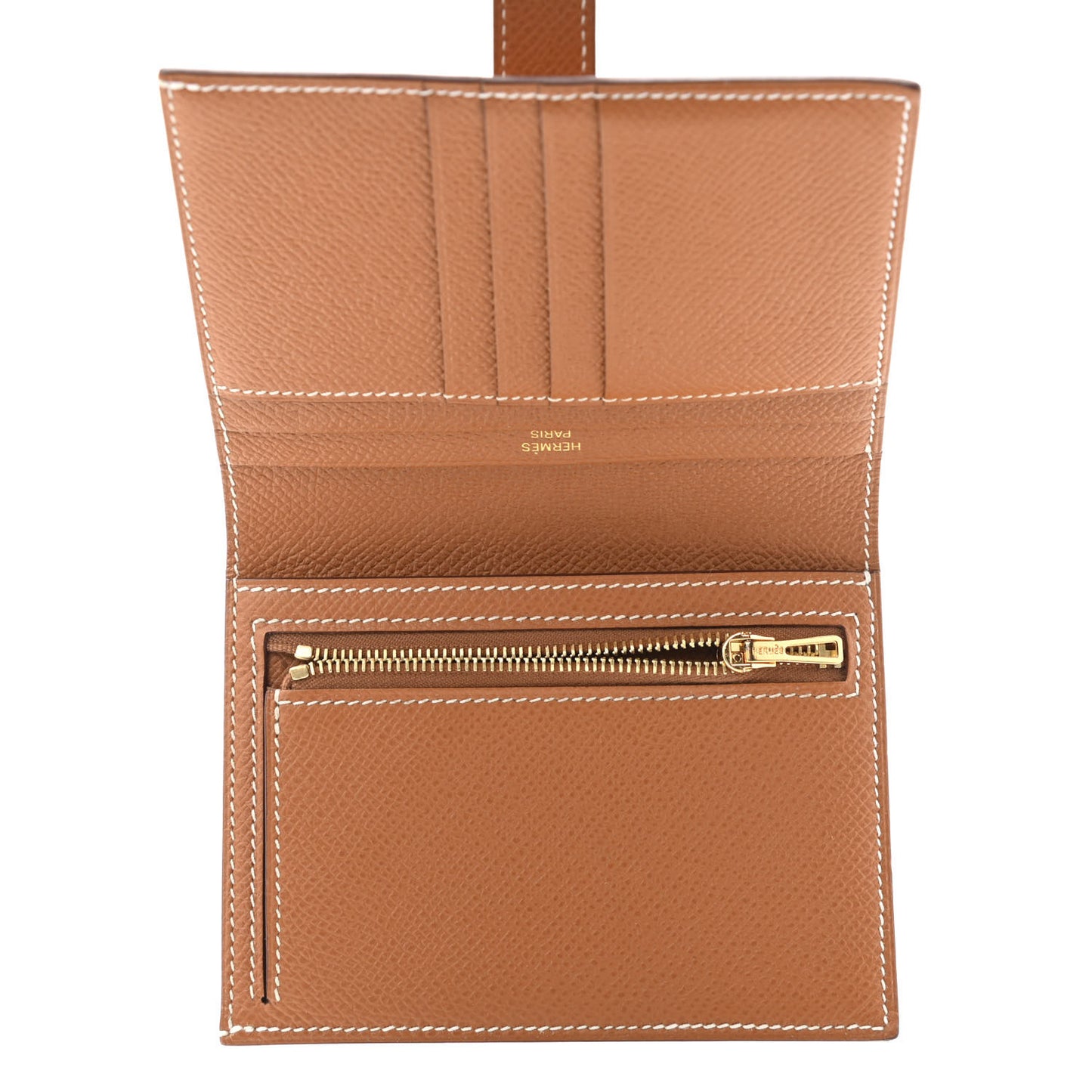 Epsom Bearn Compact Wallet Gold