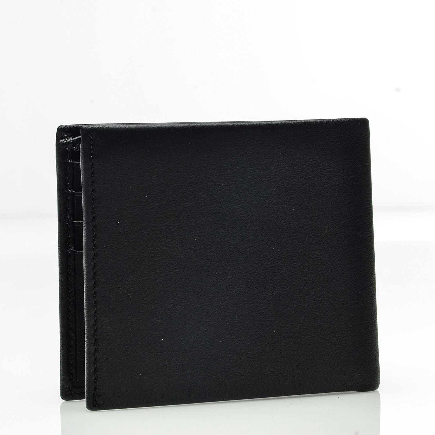 Gucci Calfskin Studded Bi-Fold Wallet Black 3 of 6