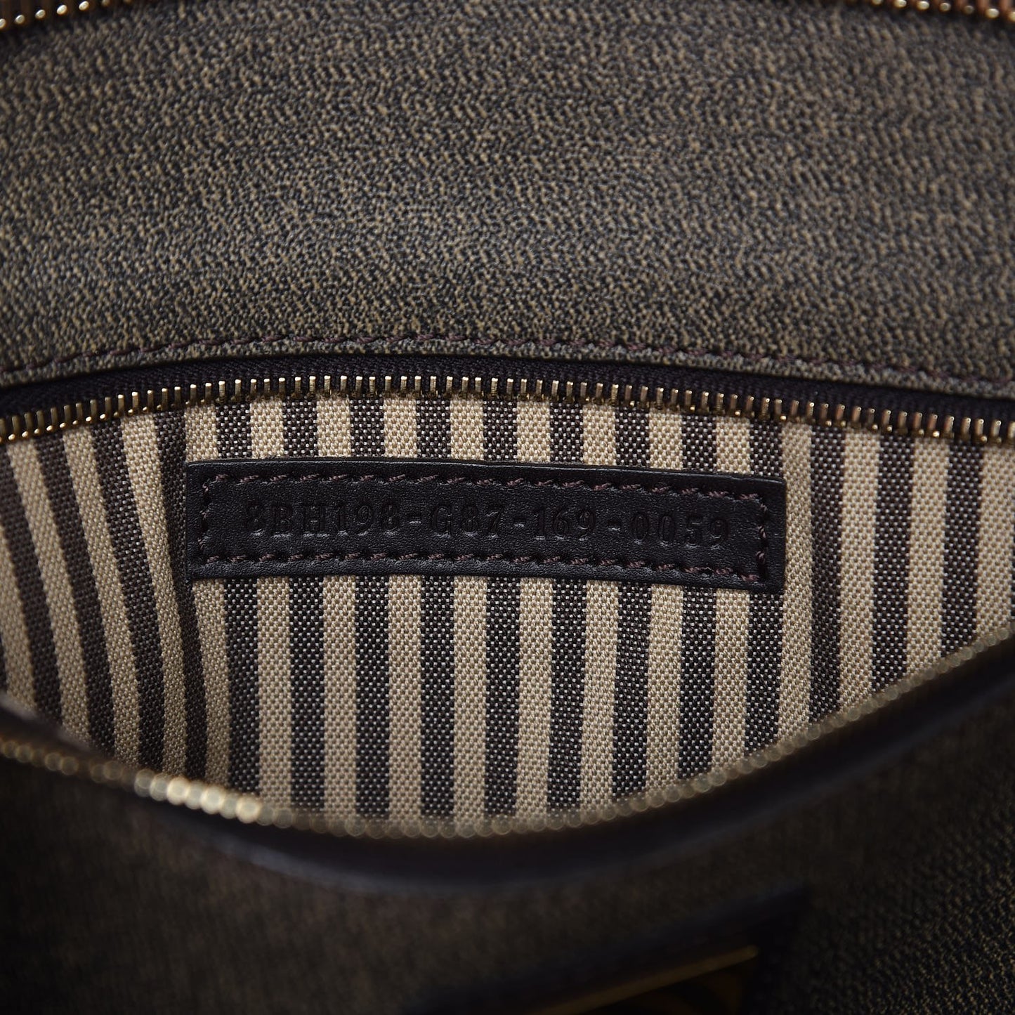 Zucca Spalmati Small Roll Tote Tobacco Moro