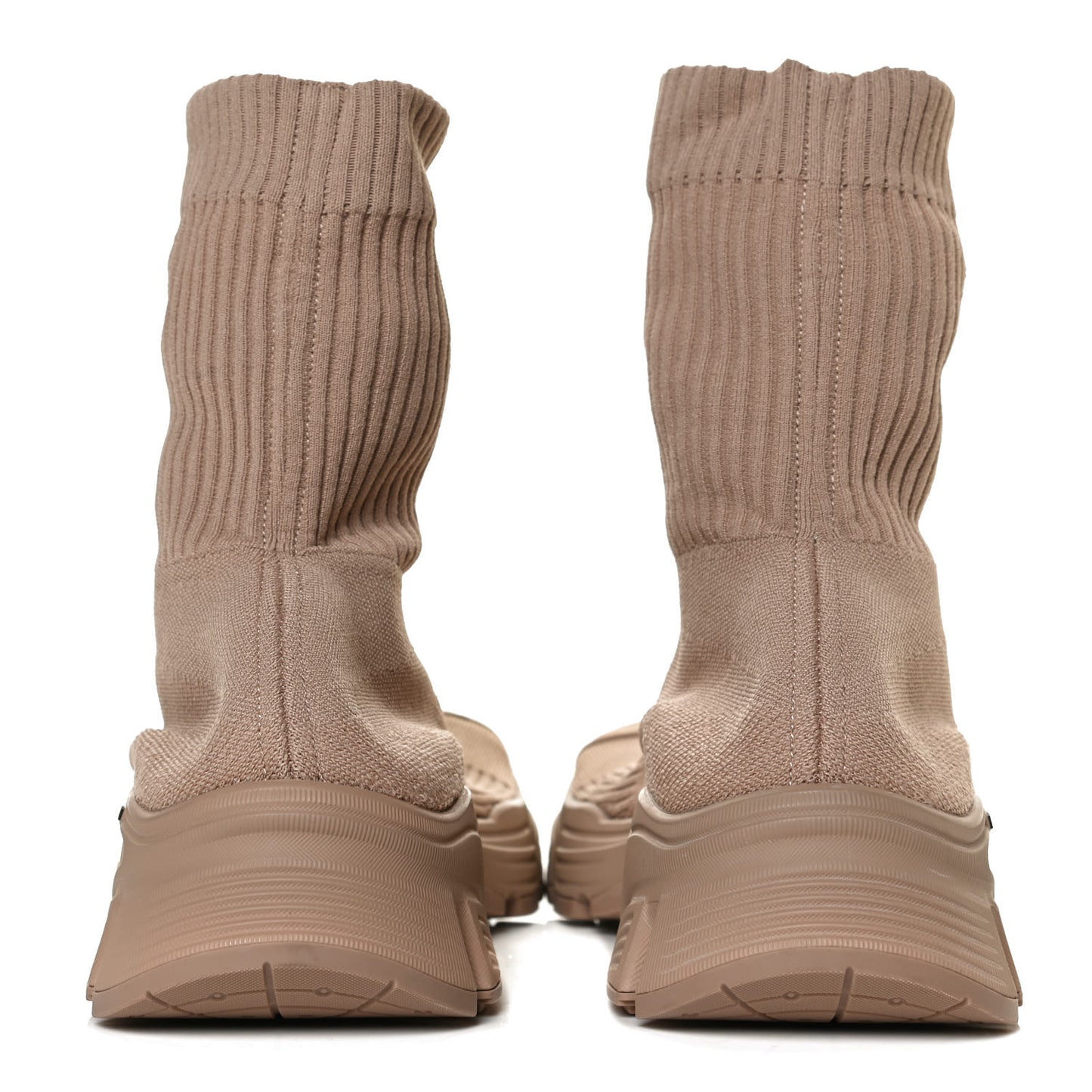 Technical Ribbed 3D Recycled Knit Womens Speed 3.0 Sneakers 40 Monocolor Beige
