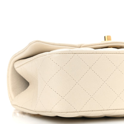 Chanel Caviar Quilted Mini Top Handle Rectangular Flap Beige 9 of 11