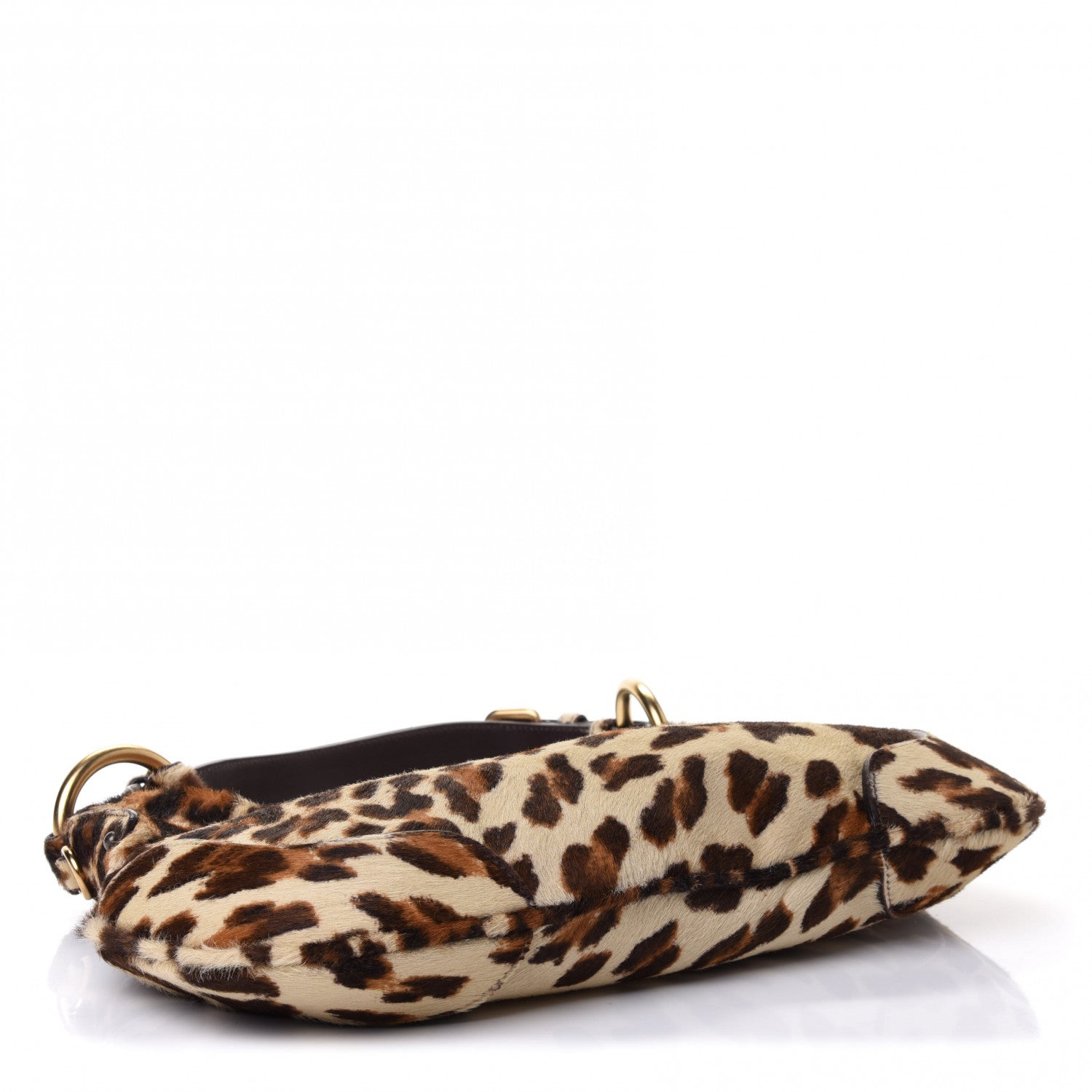 Prada Cavallino Leopard Print Shoulder Bag Avorio 778756