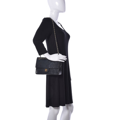 Chanel Lambskin Quilted Small Double Flap Black 3 of 18