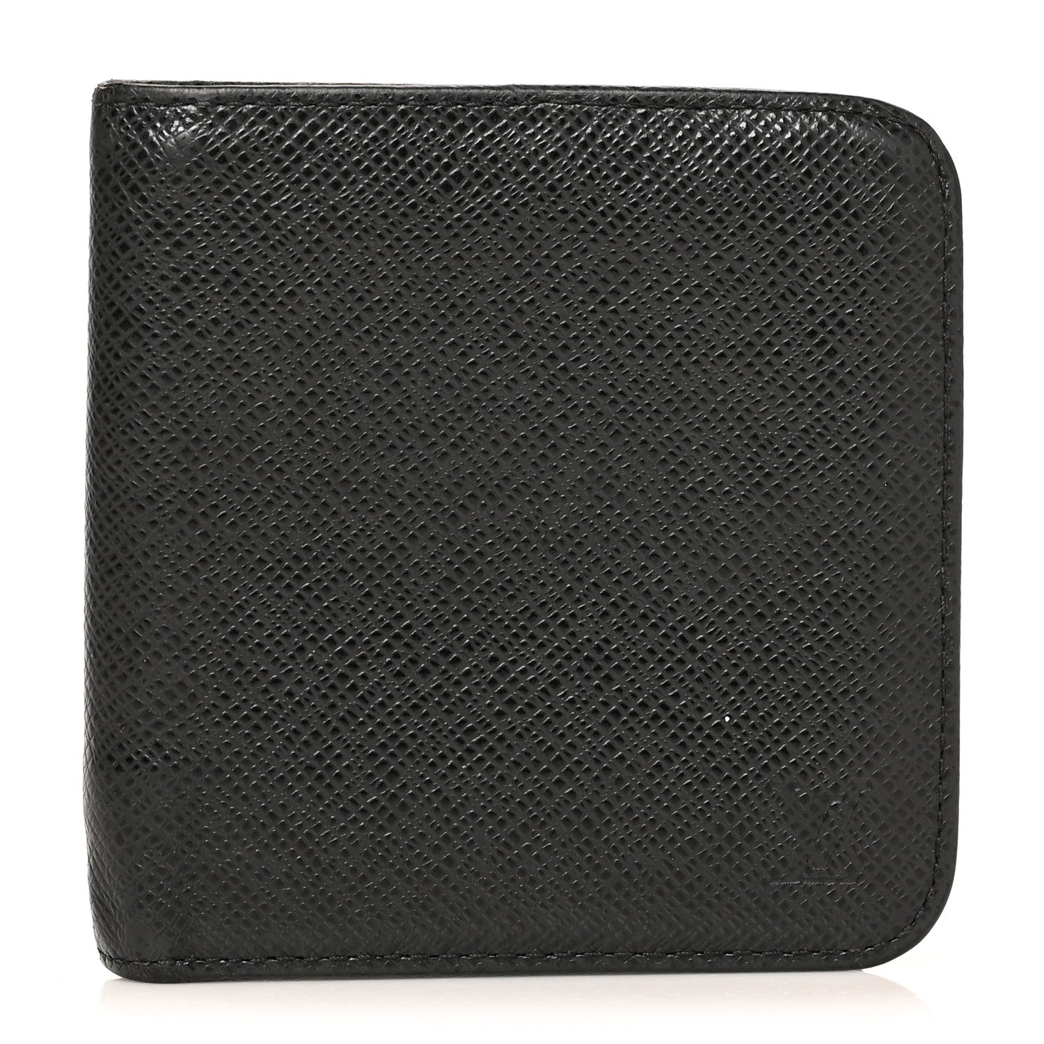 Louis Vuitton Taiga Zip Wallet Black 1 of 9
