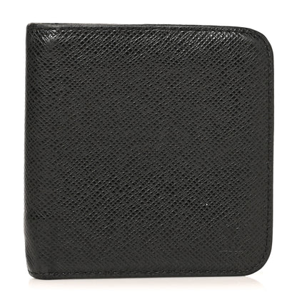 Louis Vuitton Taiga Zip Wallet Black 1 of 9