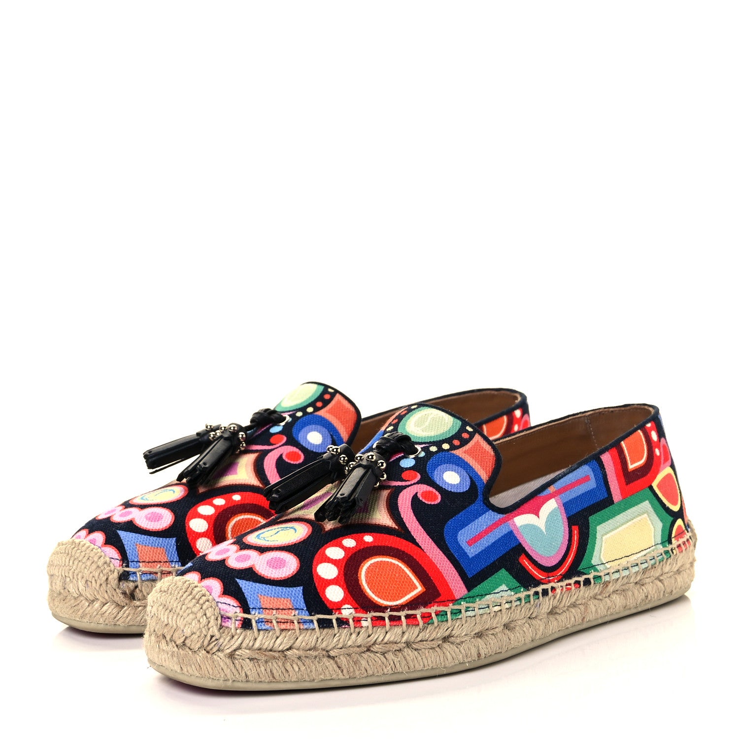 Christian Louboutin Canvas Mens Relax Max Espadrilles 41 Multicolor 3 of 8