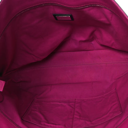 Fendi Vitello Elite Cuoio Monster Buggies Medium Roll Tote Carbone Black Multicolor Magenta 5 of 11