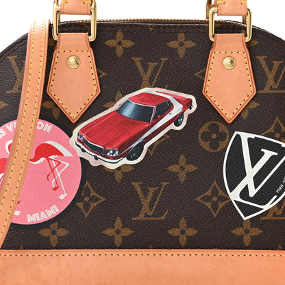 Louis Vuitton Monogram World Tour Alma BB 8 of 10