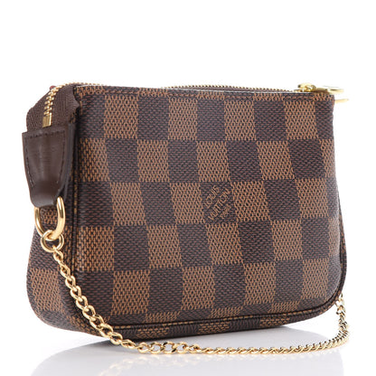 Louis Vuitton Damier Ebene Mini Pochette Accessories 3 of 8