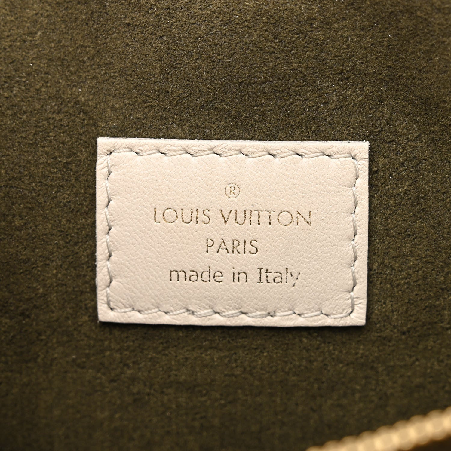 Louis Vuitton Lambskin Embossed Monogram Coussin PM Beige Cream 8 of 11