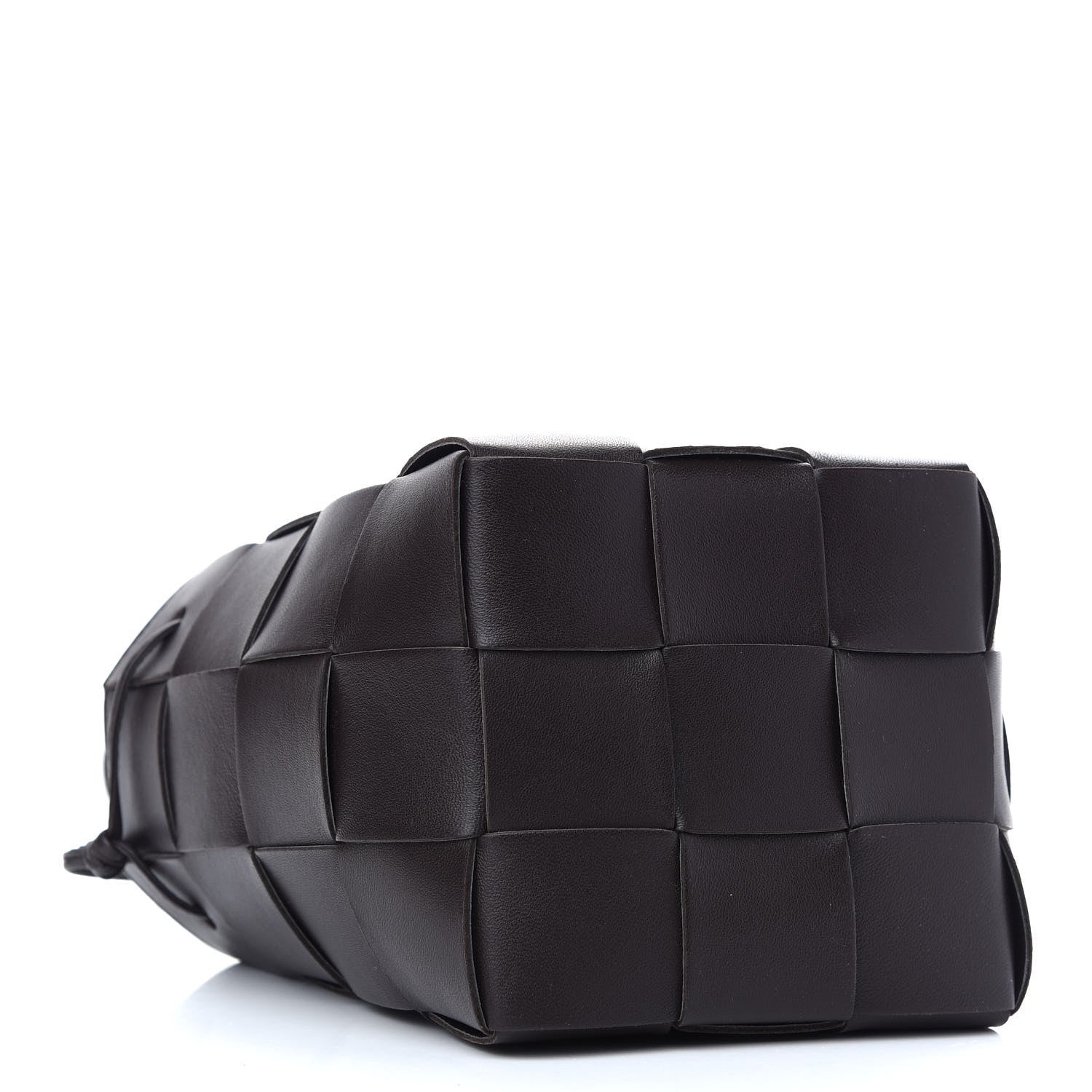 Bottega Veneta Lambskin Intreccio Small Crossbody Bucket Bag Fondant 4 of 8