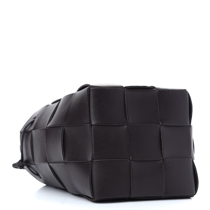 Bottega Veneta Lambskin Intreccio Small Crossbody Bucket Bag Fondant 4 of 8
