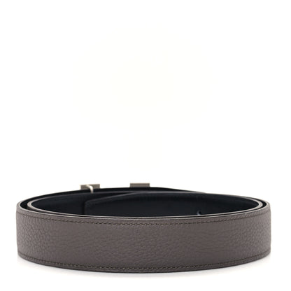 Hermes Box 135 Togo 32mm H Belt 95 38 Black Etain 2 of 5