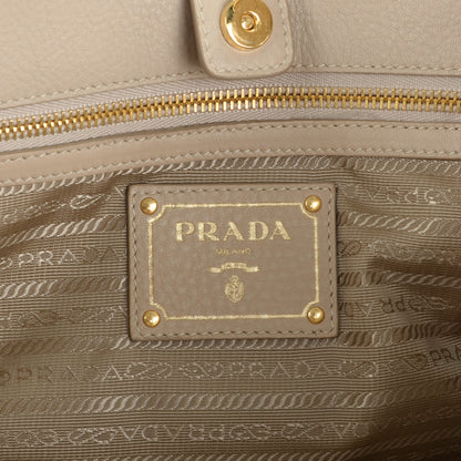 Prada Vitello Daino Side Pocket Hobo Sabbia 6 of 7