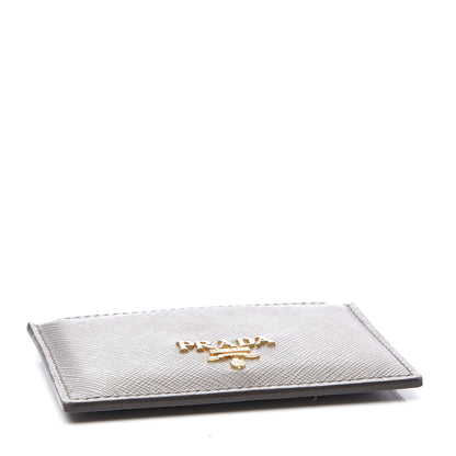 Prada Saffiano Metal Card Case Argilla 3 of 7