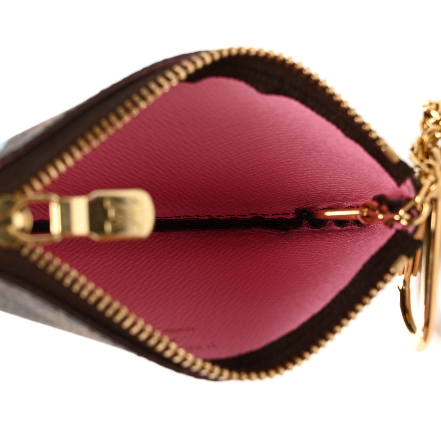 Louis Vuitton Monogram 2023 Christmas Animation Alpine Key Pouch Pink 5 of 8